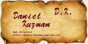 Daniel Kuzman vizit kartica